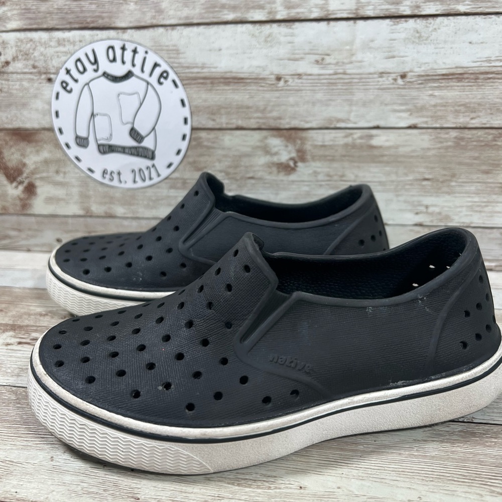 Native Black Slip-On Shoes